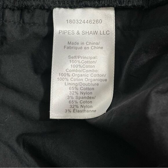 Veronica Beard Leta Eyelet Gaucho Cropped Pants in Black Size 6 - Picture 8 of 10